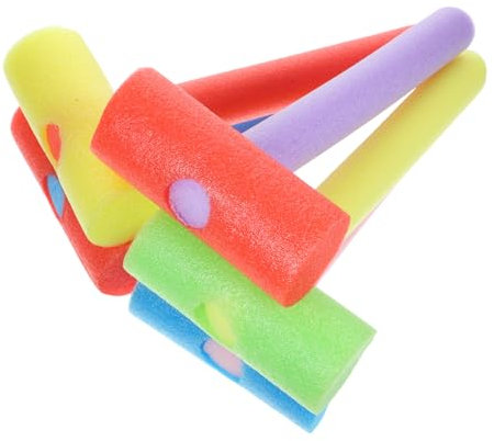 ibasenice 5St Schaumhammer Spielzeug Hammerhammer Hammer und Pflockenspielzeug Gummihammer Party für Kinder Safety Puzzle Spielzeughammer Schlag-einen-Maulwurf Requisiten Kleinkind