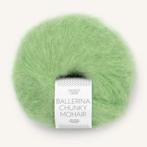 SANDNES GARN Ballerina Chunky Mohair - Farbe: Spring Green (8733) - 50 g/ca. 135 m Wolle