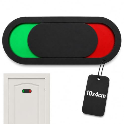 Statuswechsel TüRschild - Bitte Nicht StöRen/SchiebetüRschild Aus Acryl FüR BüRo Toilette Und Zuhause - Aufkleber Mit Diy MöGlichkeiten 10 X 4 Cm