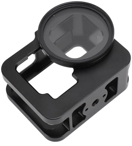 Kamera-Aluminium-Rahmengehäuse, Kamera-Schutzgehäuse, Käfig-Rahmengehäuse mit Kaltschuhhalterung, UV-Filter, Action-Kamera-Zubehör