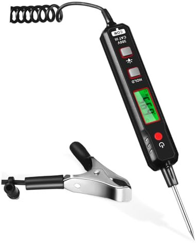 Homoyoyo Spannungstester Für -stromkreistester Mit Digitalanzeige Kabeltester Elektrowerkzeug Für Schaltungstest Präzise Messung Federkabel Clip Für Zuverlässige Prüfung