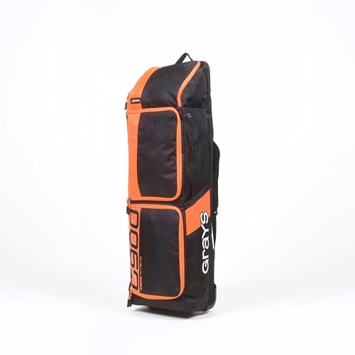 GRAYS KITBAG G900 Negro/Naranja, Bolsa Sticks Hockey Hierba, Bolsa Palos Hockey Hierba
