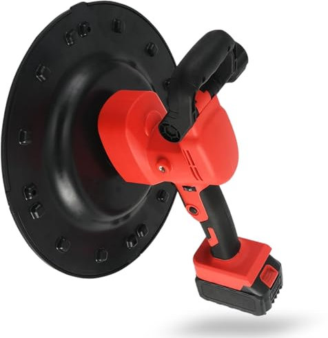 Cazzuola elettrica per cemento e malta con batteria al litio senza spazzole, cazzuola per pavimenti in cemento portatile da 48 V e 1680 W, utensile per intonacatura da muratore, utensile per lisciar