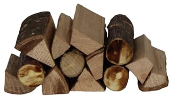 ZICOM Krippenzubehör Deko-Feuerholz lose Holz verschieden geschnitten, je 2-3,5cm – Authentisches Miniatur-Feuerholz für Krippen