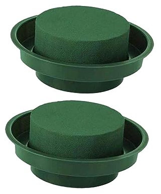 DIYEAH Blumenarrangement 12 Stück Rund Grün Mit Stark Wasserabsorbierendem Blumenschlamm Für Hochzeits Und Partydekoration Tischdekoration