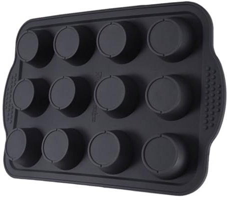 Alipis Teglia Per Muffin Da Tazze in Silicone Antiaderente Teglia Per Torte e Cupcake Facil Usare Pulire