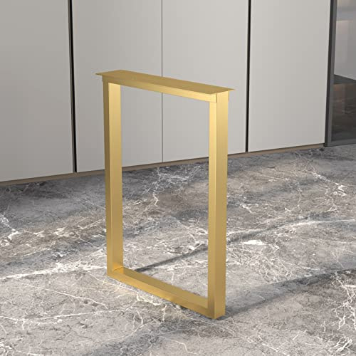 Gambe da tavolo in metallo resistente, regolabili, gambe da scrivania in ferro, 30 x 61 cm/30 x 71,1 cm, per scrivanie industriali da pranzo e ufficio, finitura Supporto per casa e lavoro