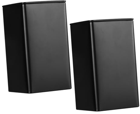 FUNNETOYU 2 piezas Latas de Té Herméticas de Acero para Almacenamiento de Té Suelto y Azúcar de Diseño Compacto y Portátil para Preservar Frescura y Aroma