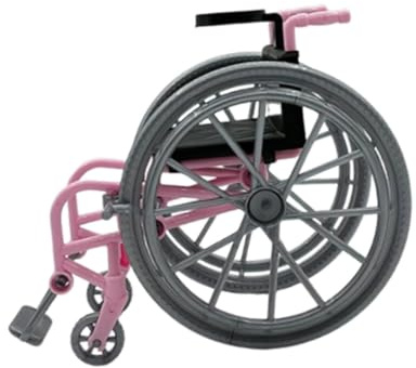 Folpus realistiche, Modello in Miniatura, Modello di Sedia a rotelle, Giocattoli per Bambini, per Bambole da 30 cm