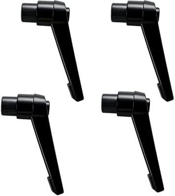 4 Stück Verstellbare Klemmhebel Griff M8 Innengewinde, Metall-Spannhebel zur Positionierung und Befestigung von Maschinenbauteilen, ergonomische Knebelschrauben als schnell verstellbare Lösung für Wer