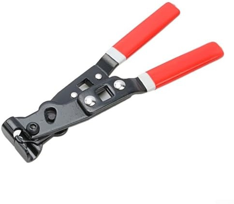 Zilimontt Pince de serrage pour cage à billes - Outil pour réparation automobile - Collier de serrage de 0 à 10 mm - Construction en métal avec poignée en plastique - Longueur : 230 mm