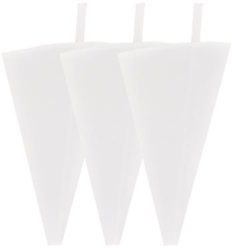 Bolsas pasteleras reutilizables, 3 bolsas de glaseado de tela antideslizante de 22 pulgadas para decoración de galletas, pasteles y panaderías