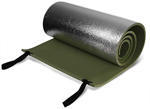 Ultraleichte Outdoor Camping Isomatte mit Aluminiumbeschichtung, 200 cm x 50 cm
