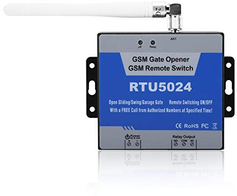Apricancello GSM, controller di accesso RTU 5024, interruttore on / off remoto Chiamata gratuita Supporto comandi SMS 850/900/1800 / 1900MHz