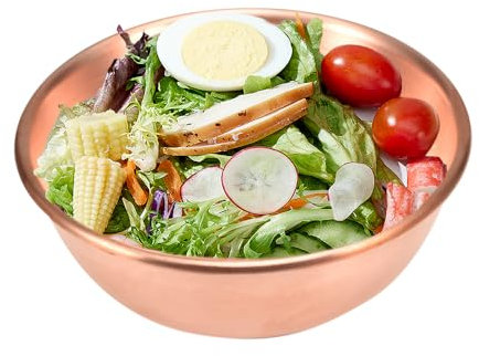 Kupfer-Schüssel, Doppelschichtig, Dick, Strukturiert, Für Haushalt und Reis (Typ 3)