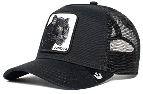 Goorin Bros. The Farm Truckerkappe, Einstellbarer Snapback-Verschluss, Schwarz der Panther, Unisex Einheitsgröße, Einheitsgröße