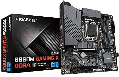 Gigabyte B660M Gaming X DDR4 (Sockel 1700/B660/DDR4/S-ATA 600/Micro ATX), Schwarz