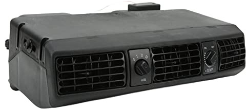 Focket Universelles Under Dash Klimaanlagen Verdampfer Kit, 360 CFM 3 Gang Kühlleistung 18853 BTU, 32 Pass 4 Wege Spule Universal Klimaanlage für Oldtimer, Wohnmobile (12V)