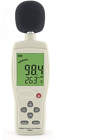 ACiyD Misuratore di Rumore Misuratore di Rumore Digitale ad Alta precisione Misuratore di Decibel di Grado Industriale Misuratore di Volume del Rumore Fonometro
