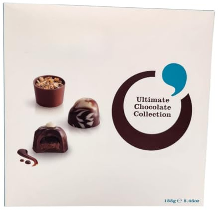 Lily O'Brien's Ultimate Collection 155g: Gift Box with 13pc Assorted Chocolates - Festive Xmas Sweets and Treats