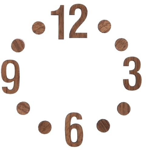 BESPORTBLE Uhr-Ziffern-Set Holz-Digitaluhr-Zahlen Ersatz Römische Zahl Für DIY-Wanduhr Handwerk Reparatur Von Uhrenzubehör