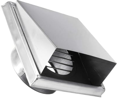 YYGJYGOO Rejillas de ventilacion, Rejillas de ventilacion Grandes, Salida de Aire Cuadrada, Cubierta de ventilación de Campana extractora Cuadrada (Size : 100mm/3.93in)