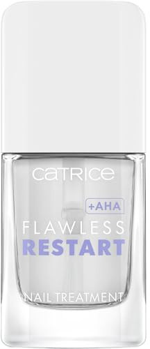 Catrice Flawless Restart Nail Treatment, Nagelbalsam, Transparent, glättend, Expressergebnis, sofortiges Ergebnis, vegan, ohne Mikroplastikpartikel, ohne Alkohol, ohne Parfüm, 1er Pack (10.5ml)