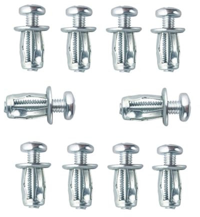 Naisfei Tasselli per Cavità M5 x 25 in Metallo, Espansione per Pareti Cave, Combinabili Con Pinze per Decorazione Casa e Fissaggi