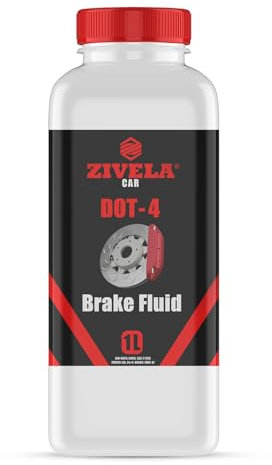 ZIVELA CAR – Brems und Kupplungsflüssigkeit | Brake Dot 4 1L | DOT-4 Bremsflüssigkeit - 1000 ml
