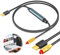 tlidfgeo USB zu Optischer Audio Adapter, SPDIF Digital Konverter, Tragbarer Fiber Audio Konverter mit 1,5m Kabel, für Laptops, Computer- Und Heimkino -Systeme, Easy Plug und Play