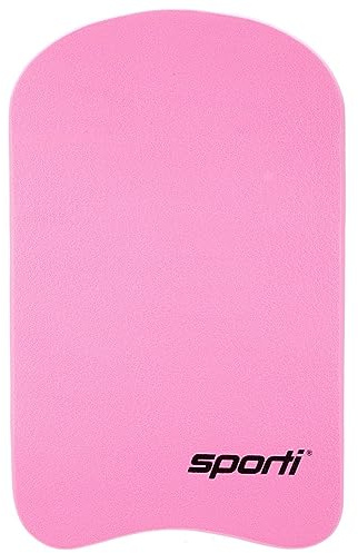 Sporti Adult Kickboard for Swim Training - Swimming Kick Board for Men Women, Water Board for Men & Women, Swimming Training Aid - New Version - Pink