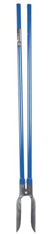 LoviStore Pinza Cavabuche Professionale Ø12cm h150cm, Trapiantatore manuale per la Creazione di Fori nel Terreno per Piantare Bulbi, Semi, Concimazione Mirata, Aereazione del suolo
