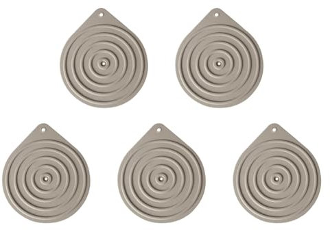 Wisyurt Lot de 5 plaques chauffantes antidérapantes en silicone pour four à micro-ondes