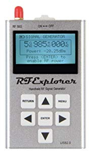 LATNEX Case e RF Explorer Generatore di Segnali - Software Windows incluso. (24MHz - 6000MHz)