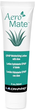 CPAPology AeroMate CPAP Nasal Moisturizing Lotion with Aloe | 3 oz. | Non-Scented, Non-Petroleum Based