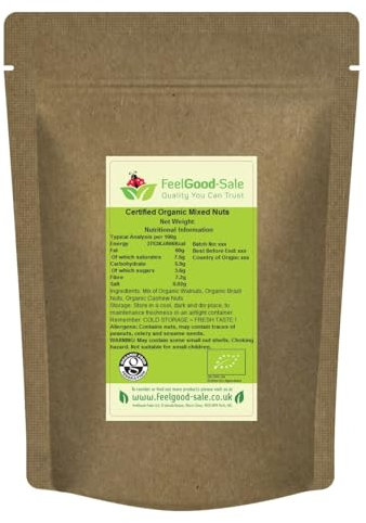 1kg Premium Fresh Organic Mixed Nuts (Walnuts, Brazils, Casews) (1kg)