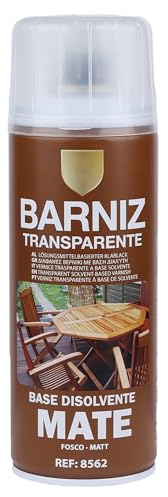 Etrexonline Pintura Spray Multicolor Profesional | 400ml | Adecuado para Metal, Madera & Plástico | Barniz Mate | Secado Rápido | Paquete de 1