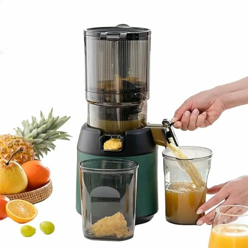 300W Lenta Succhiatrice Professionale, Succhiatrice Masticante A Stampa Fredda Con Cascata Di Alimentazione Da 13 Cm, Succhiatrice Portatile Di Frutta E Verdura Per L'estrazione Del Succo Sano