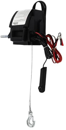 Argani elettrici Verricello elettrico 12V Ancoraggio per barche Sistema di verricello marino Piccola gru Trattore 6000 libbre Forza trazione Auto Yacht Verricello elettrico