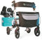 Helavo faltbarer Premium-Rollator - Leichtgewicht aus Aluminium - Maximale Mobilität in Wohnung und Draußen