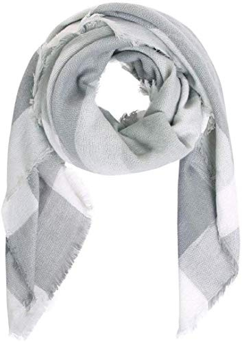 Boolavard Plaid Cashmere Feel Klassischer Weicher Luxuriöser Winterschal für Männer und Frauen