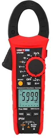 UNI-T UT219E UT219M UT219DS Digital clamp Meter 600A True RMS for Professional Electricians,HVAC/R and Motor Service Technicians