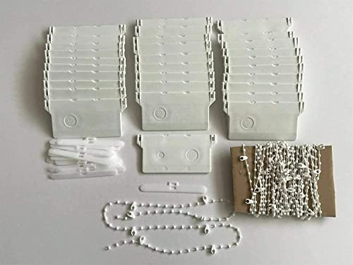 VERTICAL BLIND BOTTOM WEIGHTS AND CHAINS REPAIR KIT SPARE PARTS - 89 MM WIDE (40 KIT)