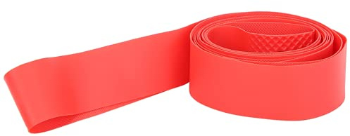 Shanrya Fahrradschlauch Reifen Felgenband, Fahrradschutz Pad Liner, Versichern Sicherheitsschlauch Schutz für Fahrrad(rot, 20 Zoll)
