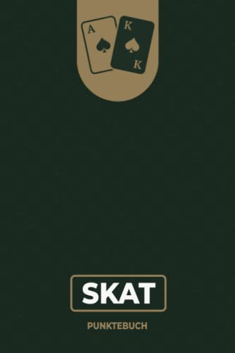 Skat Punktebuch: Skatspieler Geschenk I Skatpunkte aufschreiben I Skat Schreibblock I Skatbuch I DIN A5 (6x9 Zoll) I 100 Seiten I Skat Punkte aufschreiben I Skat Kartenspiel I Spielblock