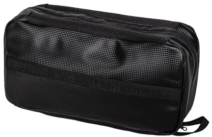 Catch & Keep Torwarthandschuhtasche für Zwei Paar Torwarthandschuhe | Fußball Handschuhtasche mit Tragehalterung und Belüftung | Schutztasche zur Aufbewahrung von Torwart Handschuhen (Schwarz)