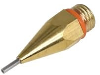 Ugello in rame for pistola for colla a caldo da 2 pezzi – Ugello di piccolo diametro 1,0x40mm 1,5x45mm for applicazioni di precisione(1.5 45mm)