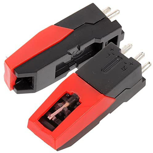 WESIEVYA 2stücke Ersatz- Für Plattenspieler Hochwertige Phonograph Stylus Mit Starkem Tracking Kompatibel Mit Meisten Schallplatten Einfache Installation Langlebig Und Kratzfest