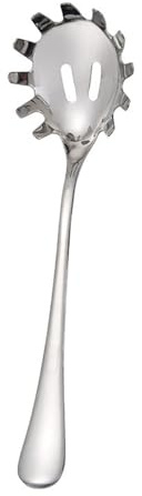 Louche à soupe Fourchette à pâtes cuillère à nouilles multifonctionnelle passoires alimentaires serveur à Spaghetti en acier inoxydable passoire à pâtes louche outil de passoire à nouilles