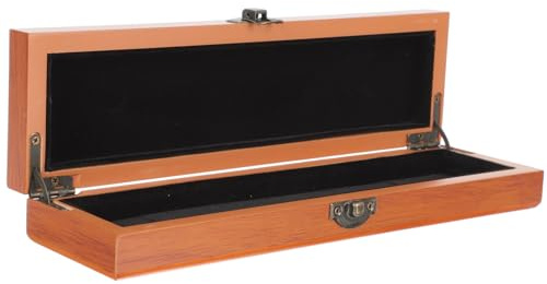 DEARMAMY Holz Aufbewahrungstasche für Mundharmonikas mit Leichtem Gewicht und Sonnenschutz Praktische Mundharmonika Tragebox für Unterwegs und Schutz